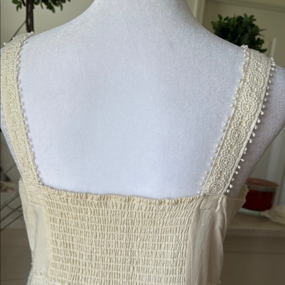 Matilda Jane Elegant Cream Lace Trim Dress - Picture 6 of 7